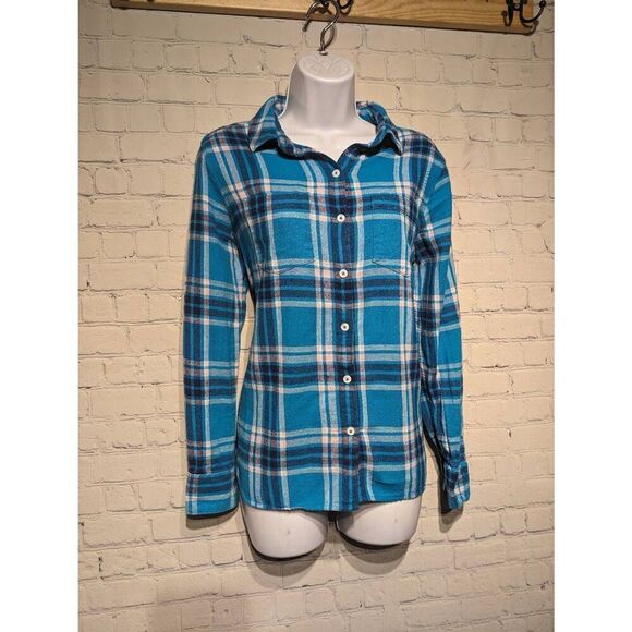 Woolrich flannel button-down size large - Picture 1 of 3